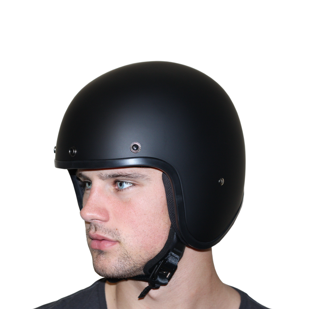 DOT Approved Daytona Cruiser Open Face Motorcycle Helmet - Men, Women & Youth - With Visor & Graphics - W/ Graffiti