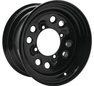 WHEEL STEEL GLOSS BLK 14X7