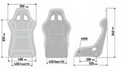 Sparco QRT-R Simulator Seat