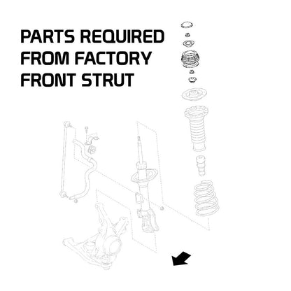 REV9 Scion xD (SP110) 2008-14 Hyper-Street II Coilover Kit w/ 32-Way Damping Force Adjustment SKU: R9-HS2-104_2