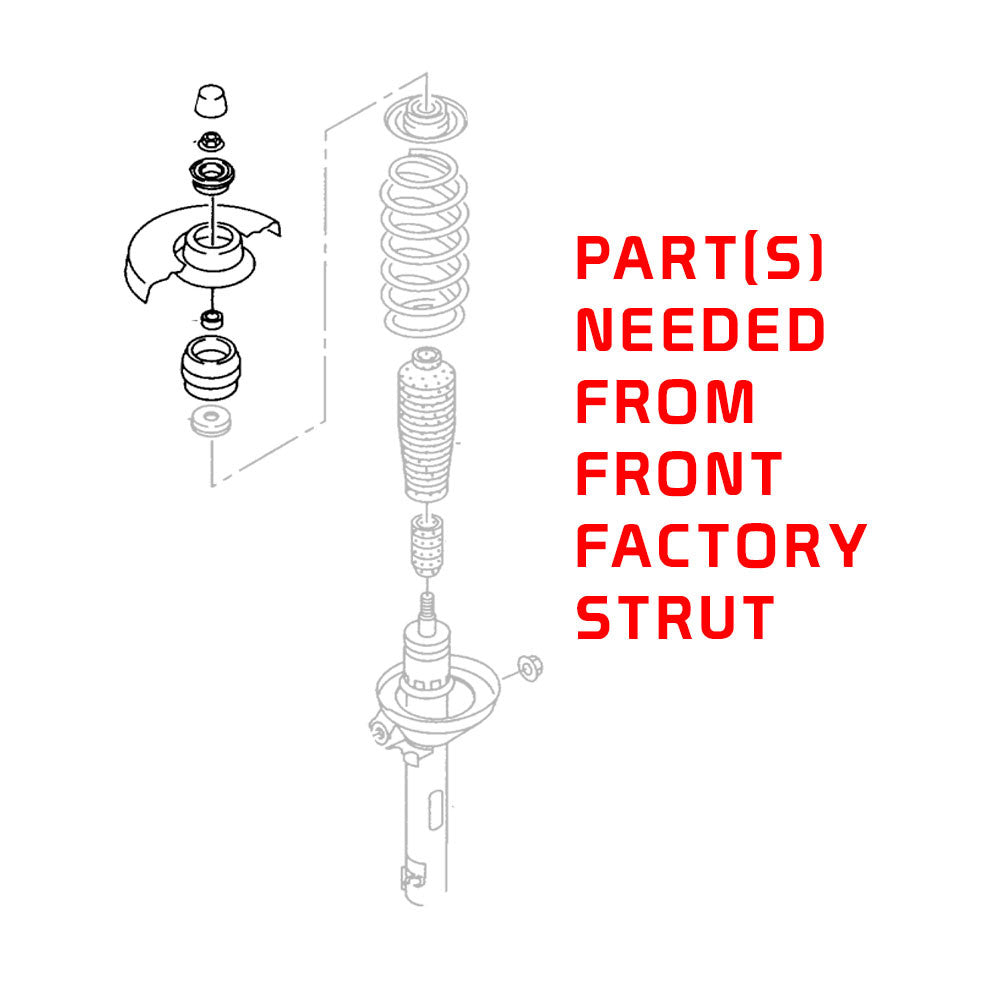 REV9 Audi TT (8N) 2000-06 Hyper-Street II Coilovers Kit w/ 32-Way Damping Force Adjustment(49.5mm) R9-HS2-113_2