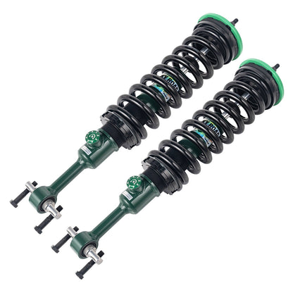REV9 Rocky Road Adjustable Leveling Front Struts for Ford F150 RWD 2014–2020 – 0–2" Lift