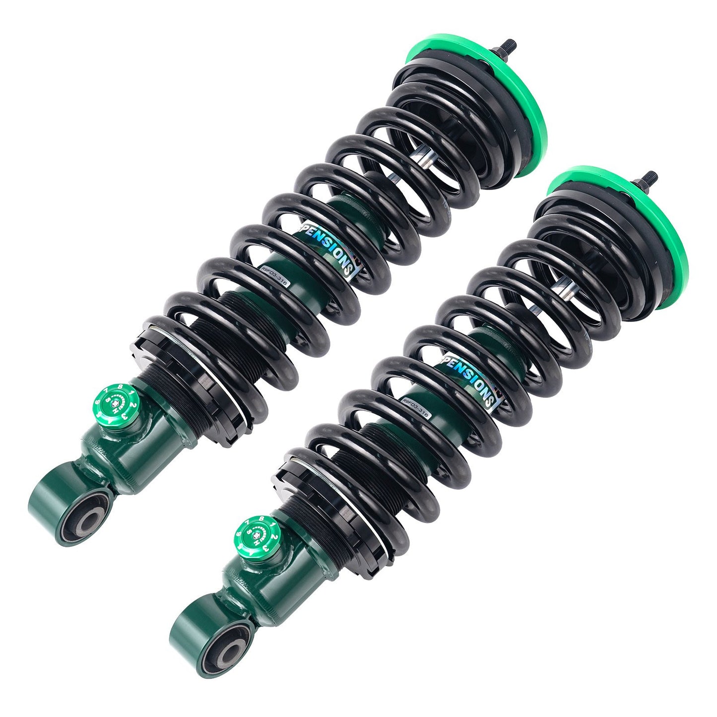 REV9 Rocky Road Adjustable Leveling Front Struts for Nissan Titan 2004–2015 – 0–2" Lift