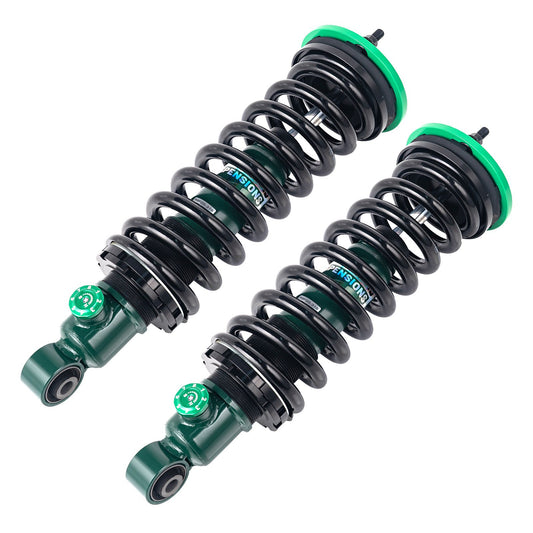 REV9 Rocky Road Adjustable Leveling Front Struts for Nissan Titan 2004–2015 – 0–2" Lift