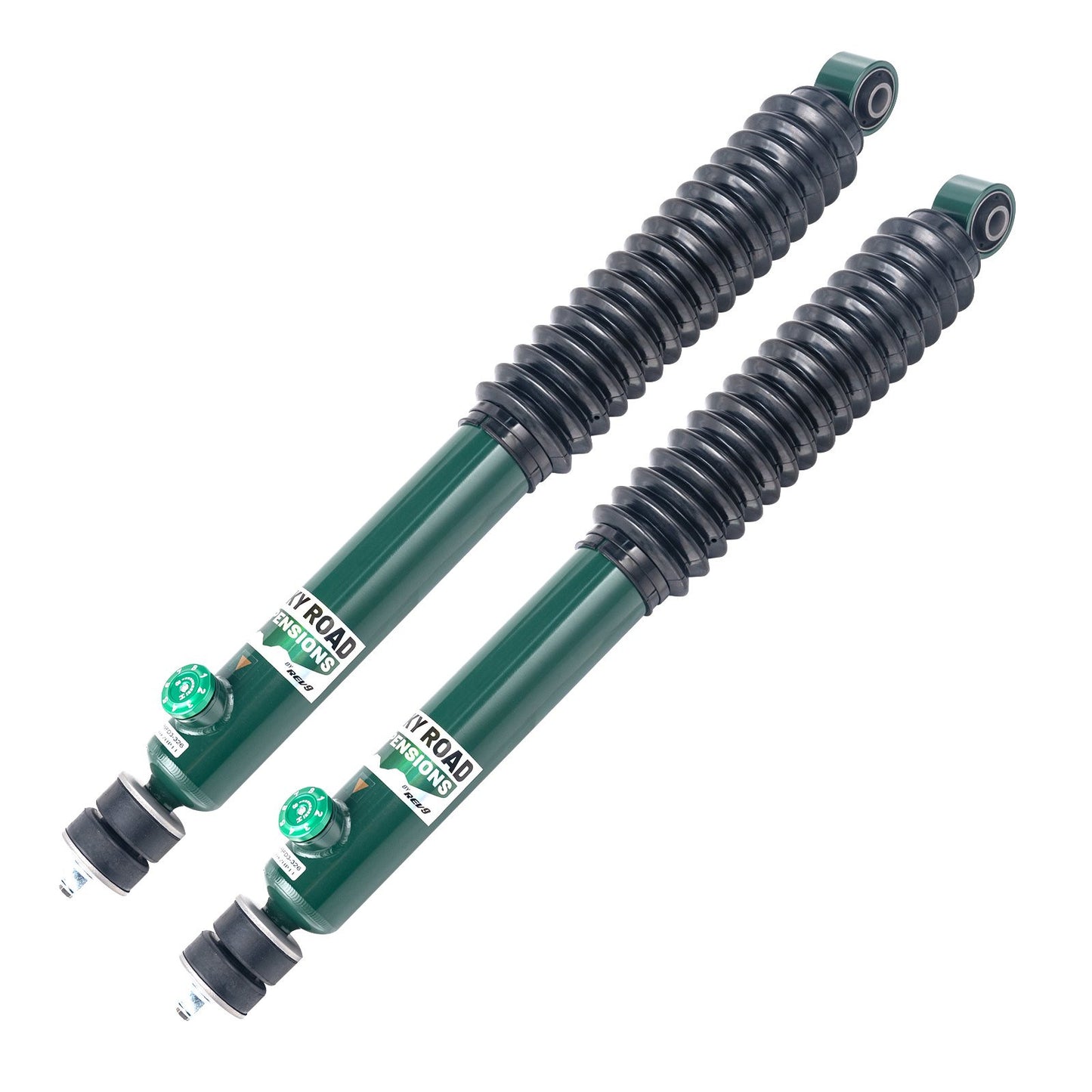 Rocky Road Adjustable Extended Front Dampers for Mercedes-Benz G-Wagon W463 (2002–2018) – 8-Level Adjustable