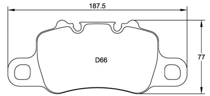 Race Technologies 2451 Brake Pad