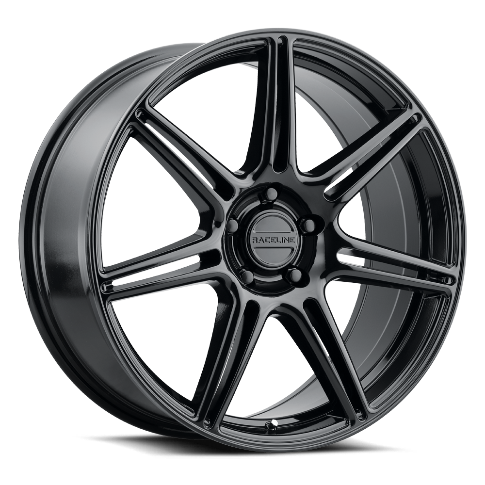 Raceline APEX GLOSS BLACK 18X8 5X100/5X114.3 +40mm