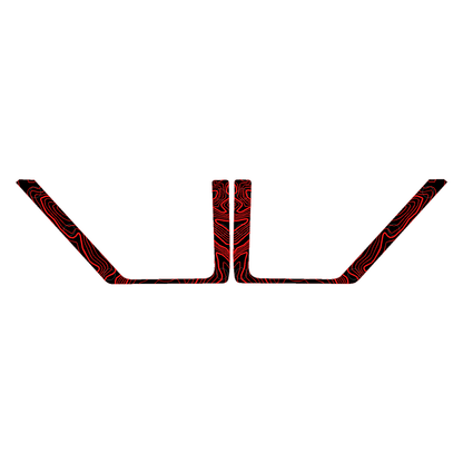 Topo Front Door Net Trim Overlay Kit (Printed Series) - 2021+ Bronco