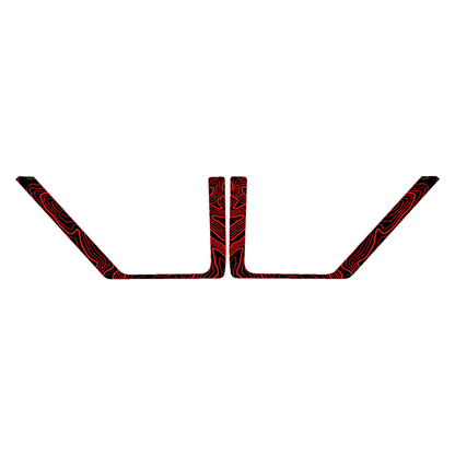 Topo Rear Door Net Trim Overlay Kit (Printed Series) - 2021+ Bronco