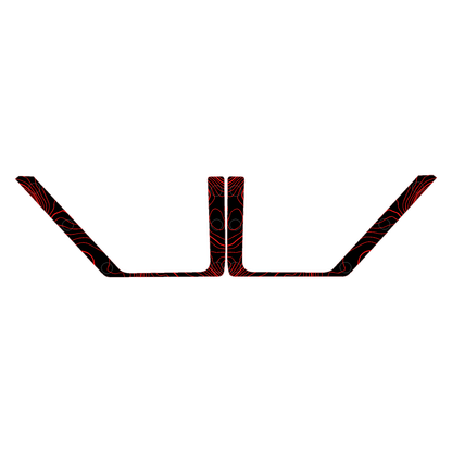 Topo Rear Door Net Trim Overlay Kit (Printed Series) - 2021+ Bronco