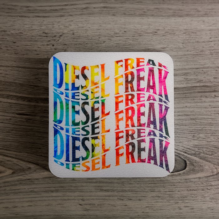 Rainbow Swoosh Coaster