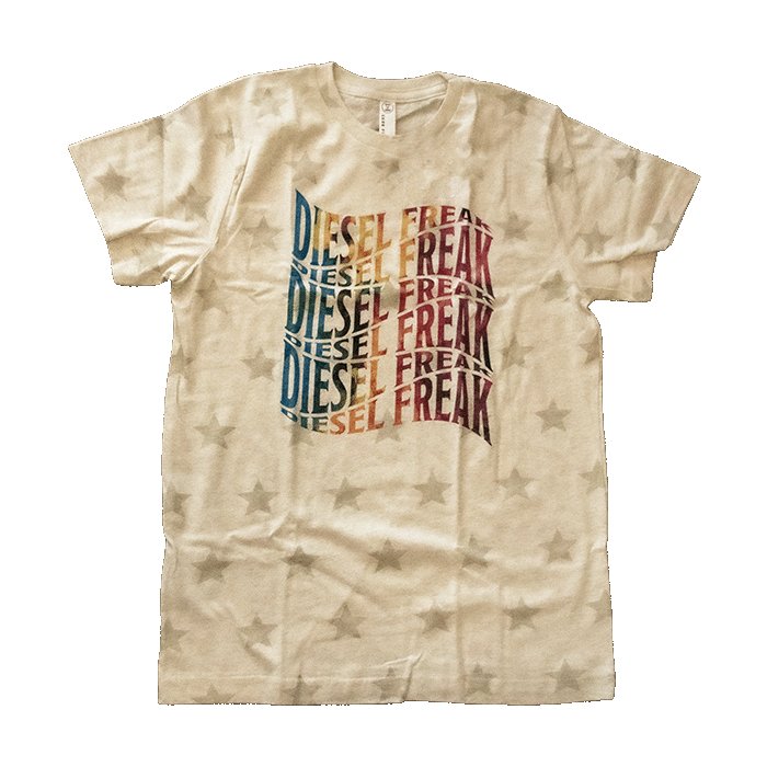 Rainbow Swoosh With Stars Toddler Tee