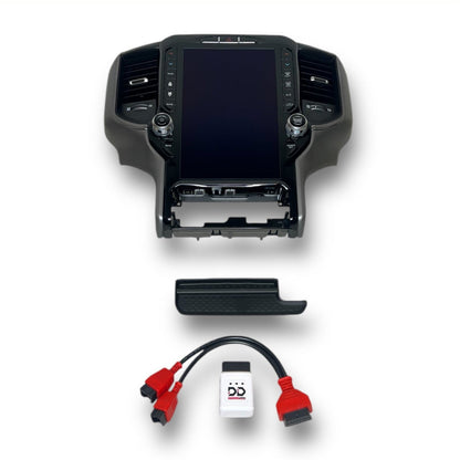 2022-2024 RAM 1500 UBQ Uconnect 5 Upgrade kit with 12-inch Touchscreen including Wireless Apple CarPlay / Android Auto