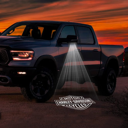 RAM 3500 3rd/4th/5th Gen Premium Side Wing Mirror Puddle Lights Various Designs - 2003-2026