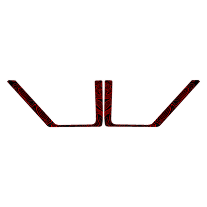 Topo Front Door Net Trim Overlay Kit (Printed Series) - 2021+ Bronco