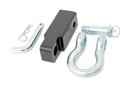 RC 2-inch receiver D-ring shackle kit w/ pin