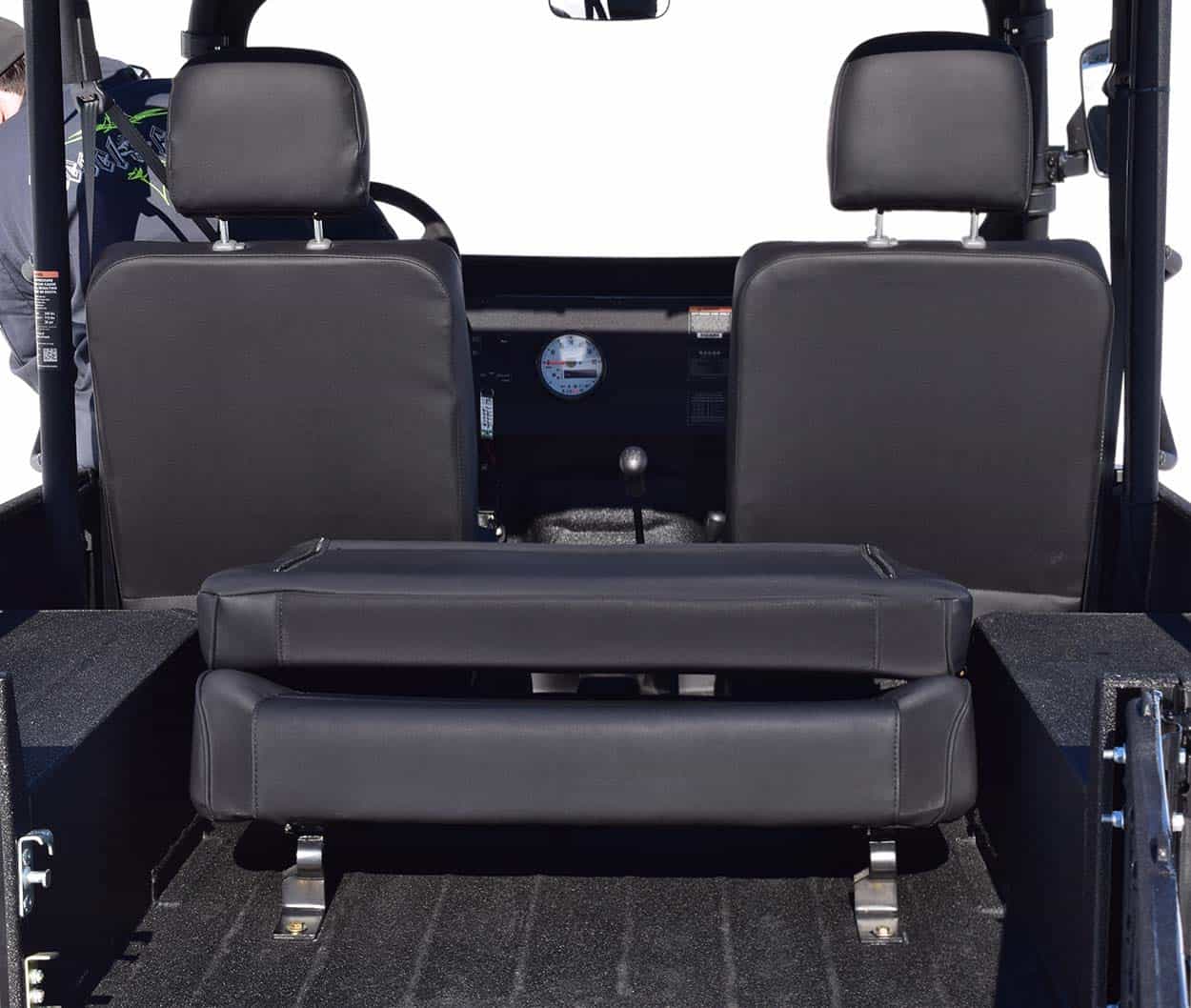 Roxor Rear back seat fold/tumble