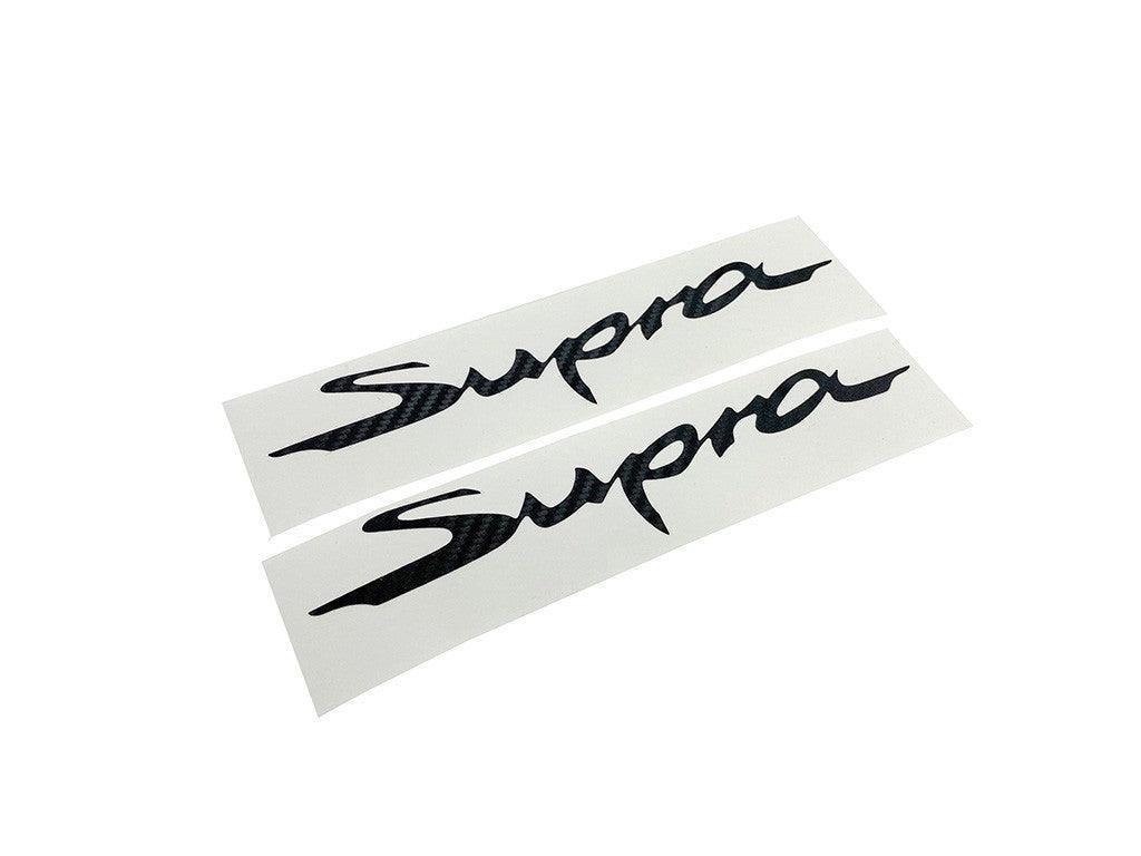 Rear Supra Emblem Overlay (Various Colors) - 2020+ Supra