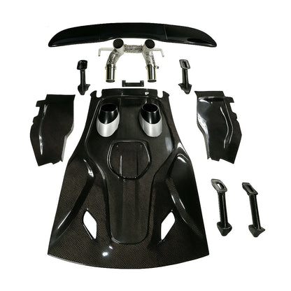 600LT Conversion Carbon Fiber Rear Hood Deck Lid for McLaren 540C 570S 600lt