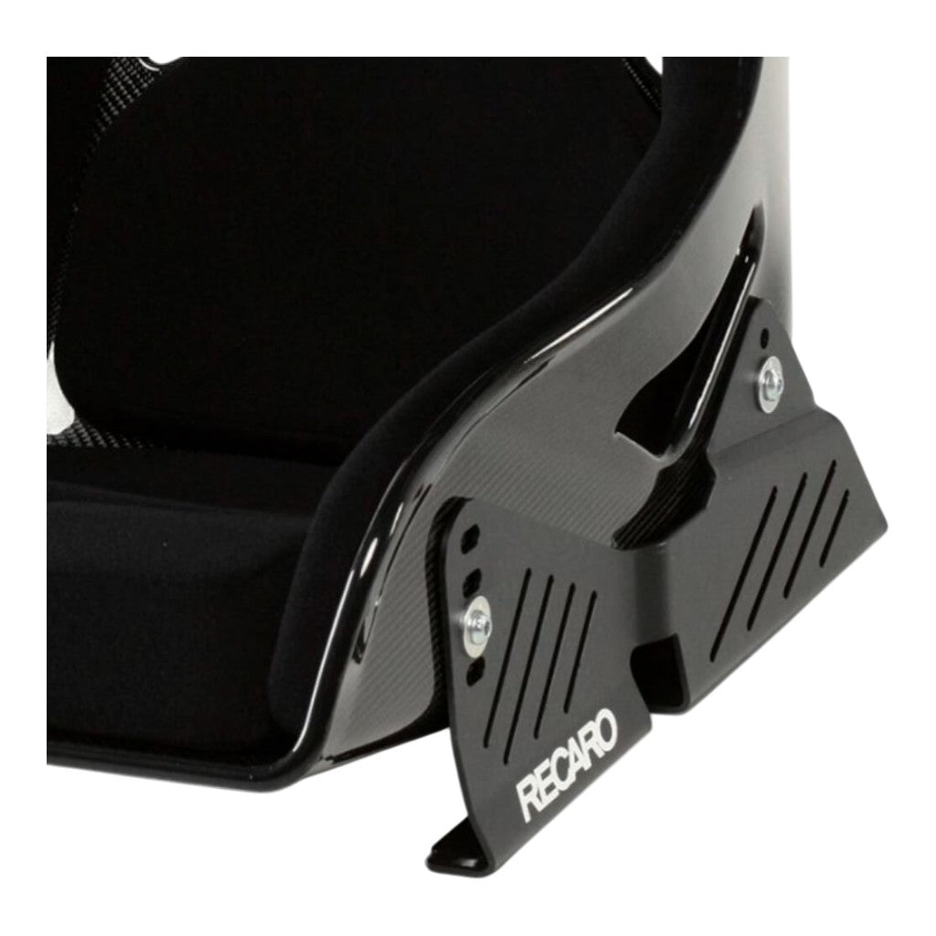 RECARO 078.01.1B21 Race Seat Podium CF Left Side (ABE / FIA), Black Velour, Size M