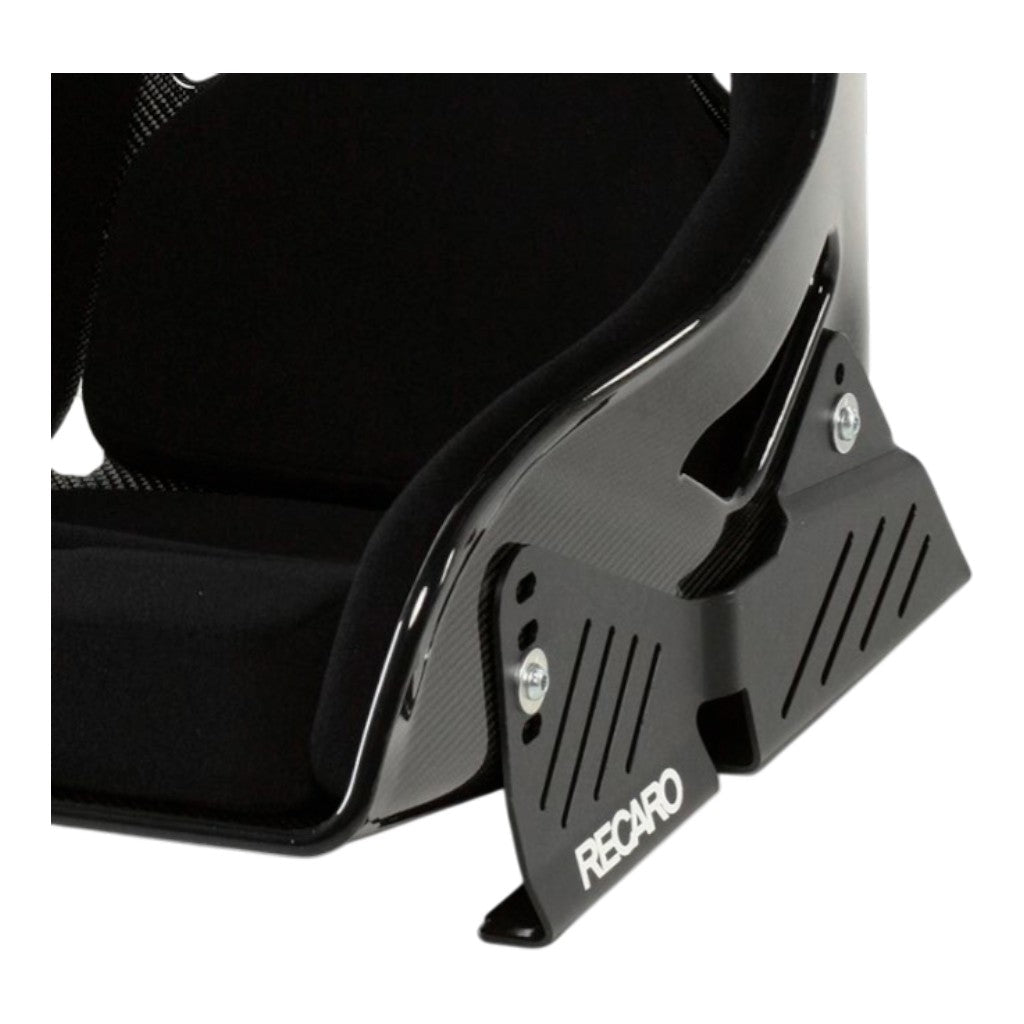 RECARO 078.02.2B21 Race Seat Podium CF Right Side (ABE / FIA 8855-1999), Black Velour, Size L