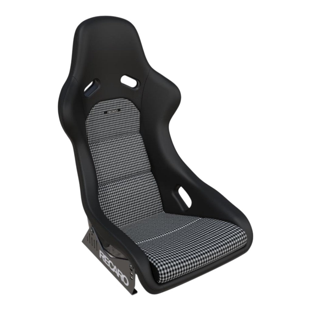 RECARO 087.00.0B25 Seat Classic Pole Position,  Leather Black / Pepita