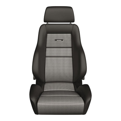 RECARO 089.00.0B25 Seat Classic LS, Leather Black / Pepita