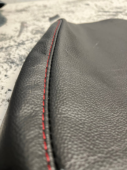 Compatible With Chevy Corvette C7 Z06 2015-2019 Embroidered Leather Console Lid Armrest Cover