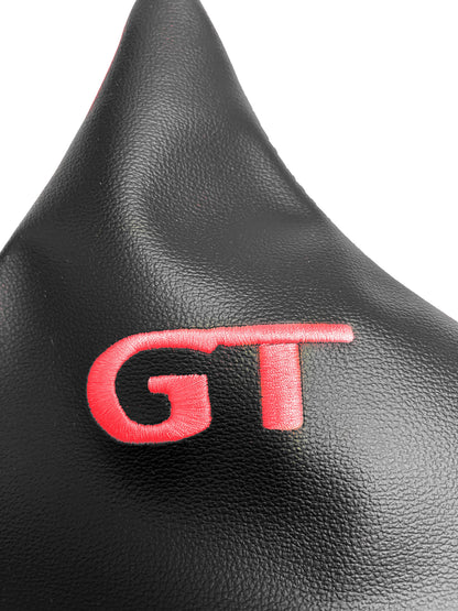 Embroidered Synthetic Leather Shift Boot Cover For 2005-2009 Ford Mustang GT Convertible Coupe