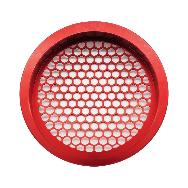 BULL BOOST PERFORMANCE Red Billet 4" Turbo Inlet Guard Velocity Stack Adapter Bellmouth Intake Hex