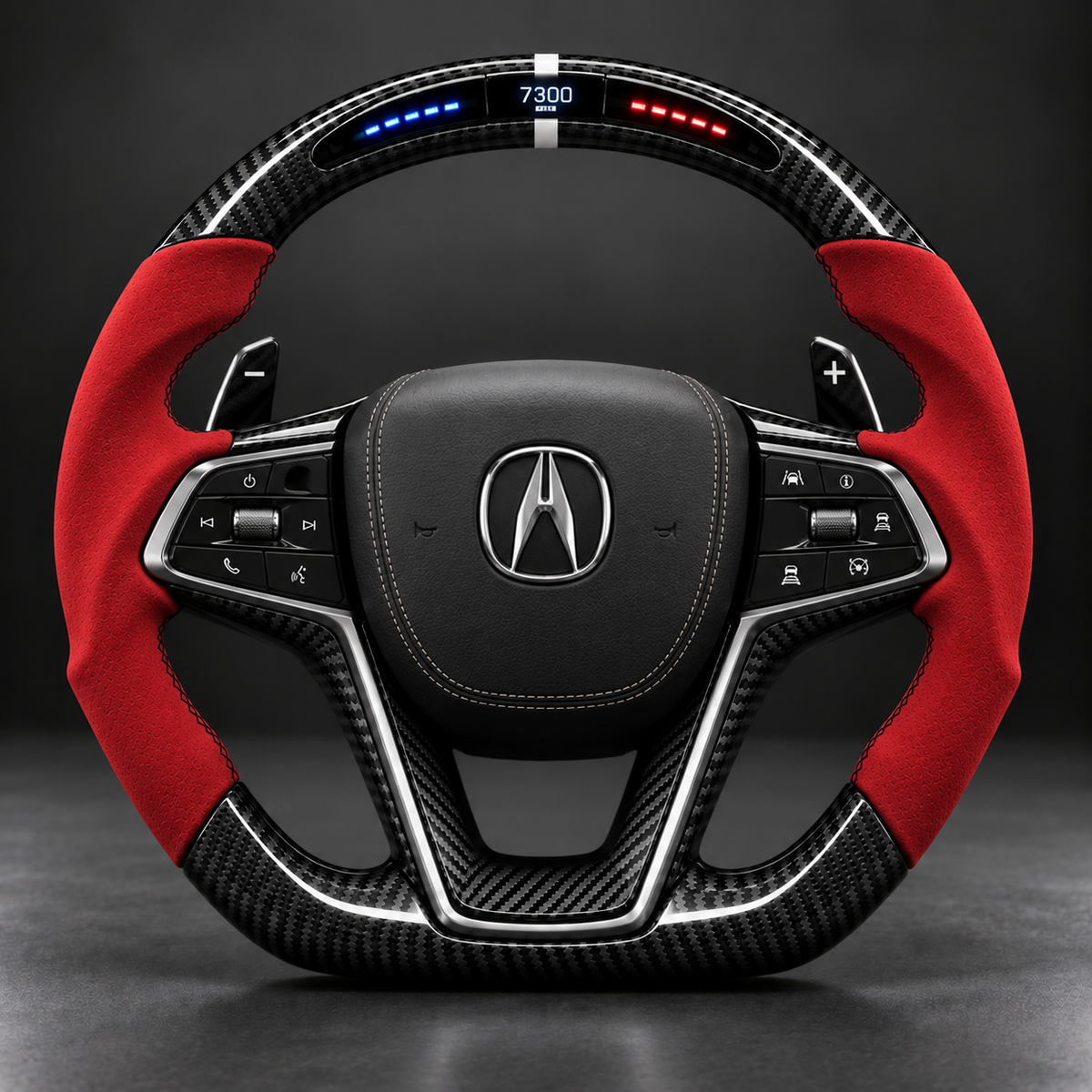 Redline Carbon Steering Wheel - Japanese & Korean