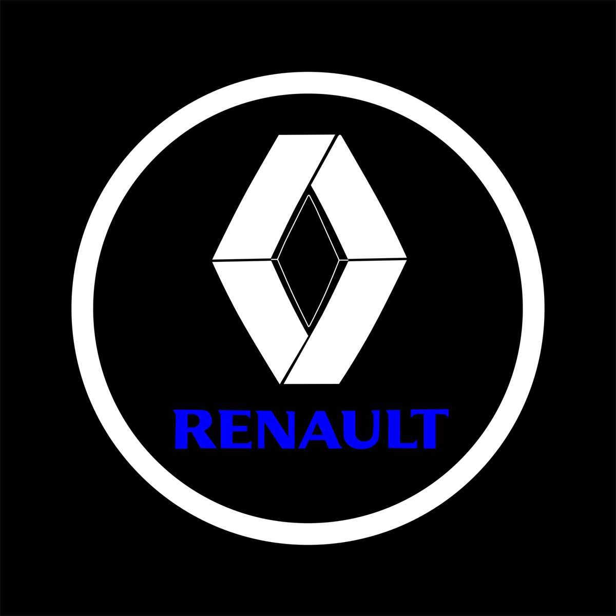 Renault Safrane (Mexico and Middle East) Premium Door Puddle Lights Various Designs 2008–2010