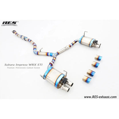 RES x JDMuscle [22-26 WRX] Valvetronic Catback Exhaust MT&CVT