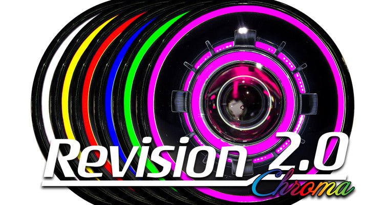 Revision 2.0 Chroma Headlight / Fog Light Bundle - Clearance Display set