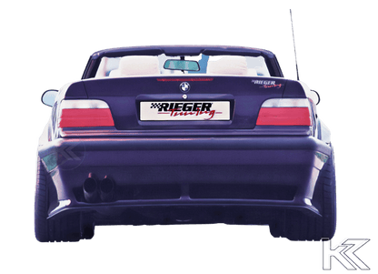 Rieger BMW E36 Vented Rear Bumper for Widebody
