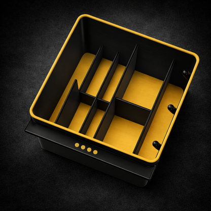 Center Console Organizer for Rivian R1S / R1T — Sliding Tray | Precision Fit | No Rattle