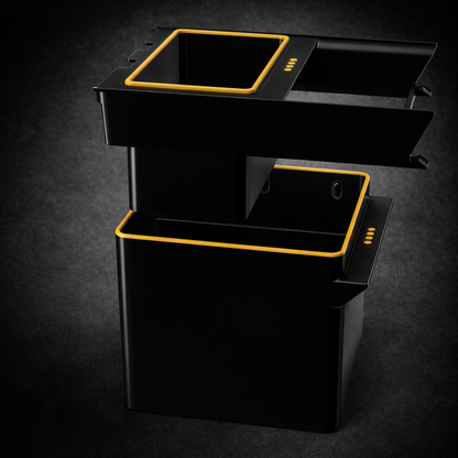 Center Console Organizer for Rivian R1S / R1T — Sliding Tray | Precision Fit | No Rattle
