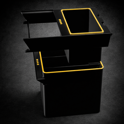 Center Console Organizer for Rivian R1S / R1T — Sliding Tray | Precision Fit | No Rattle