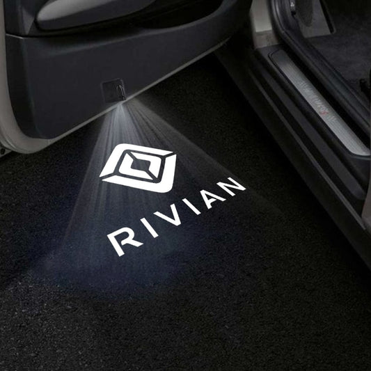 Rivian R1T Door Stick On Puddle Lights Various Designs 2022-2026