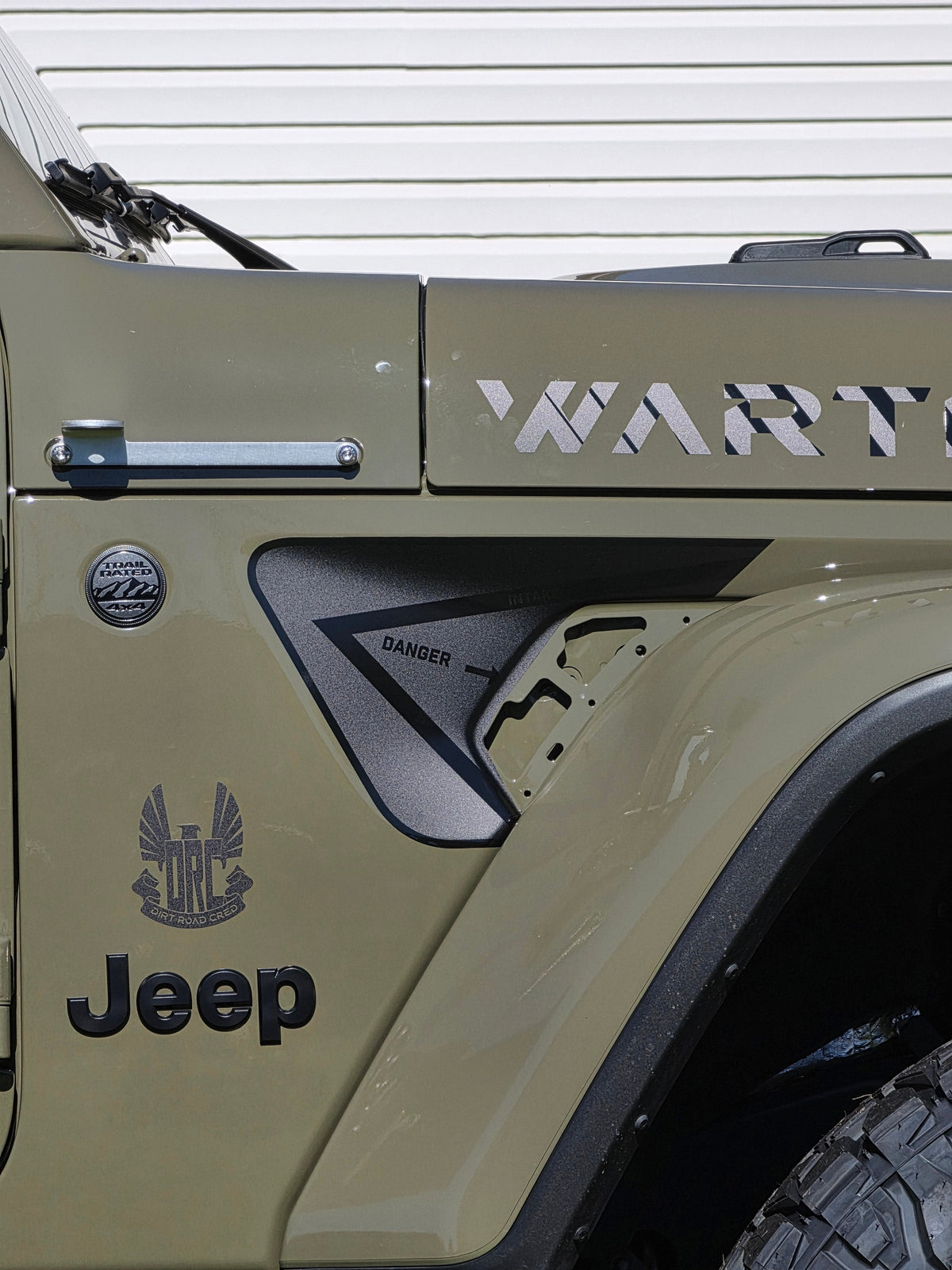 Printed Air Intake Rubicon Vent Decal- Fits Jeep Wrangler & Gladiator JL Fender Vent Decal-Pair