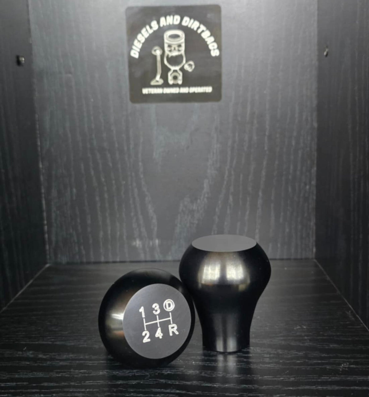 Duramax Extended Aluminum Shift Knob (Raw/Black)