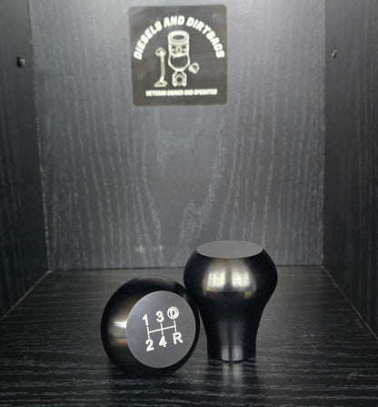 Duramax Extended Aluminum Shift Knob (Raw/Black)
