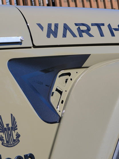 Printed Air Intake Rubicon Vent Decal- Fits Jeep Wrangler & Gladiator JL Fender Vent Decal-Pair