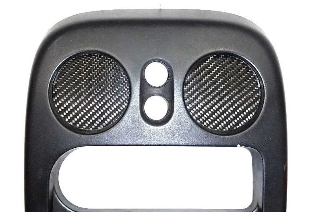 2 CARBON FIBER AC DELETE PANELS for 94-97 Mazda Miata Tombstone  Radio Bezel