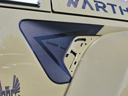 Printed Air Intake Rubicon Vent Decal- Fits Jeep Wrangler & Gladiator JL Fender Vent Decal-Pair