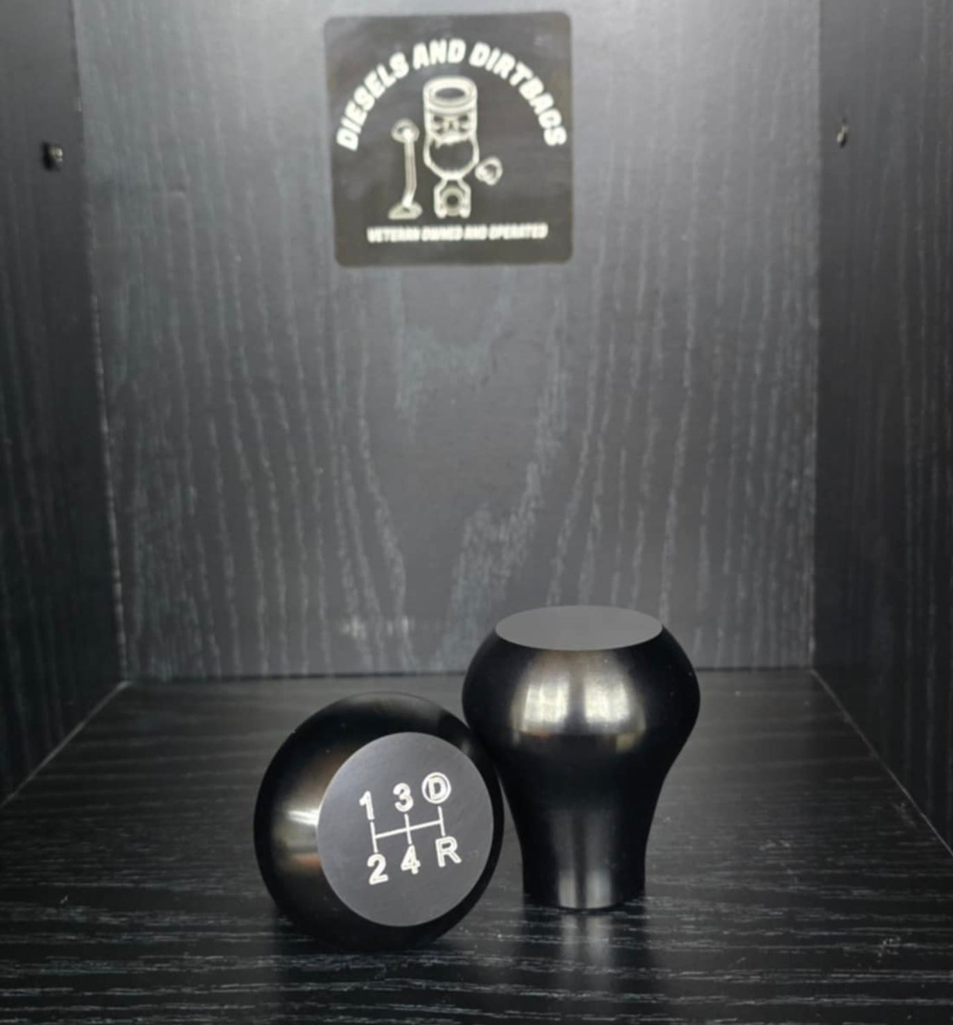 Cummins Extended Aluminum Shift Knob (Raw/Black)