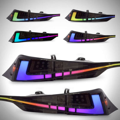 HRS - 2014-20 Lexus IS Series LED Tail Lights RGB - V1