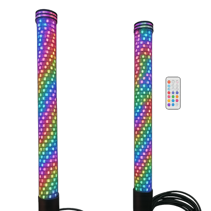 Pro Series RGBW LED Light Whips (Pair)