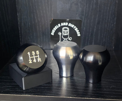 Duramax Extended Aluminum Shift Knob (Raw/Black)