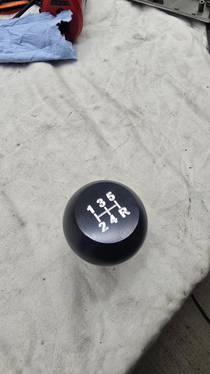 Duramax Ball Aluminum Shift Knob (Raw/Black)